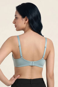 Zivame At Work Padded Non Wired 3/4Th Coverage T-Shirt Bra - Gray Mist — thumbnail 4